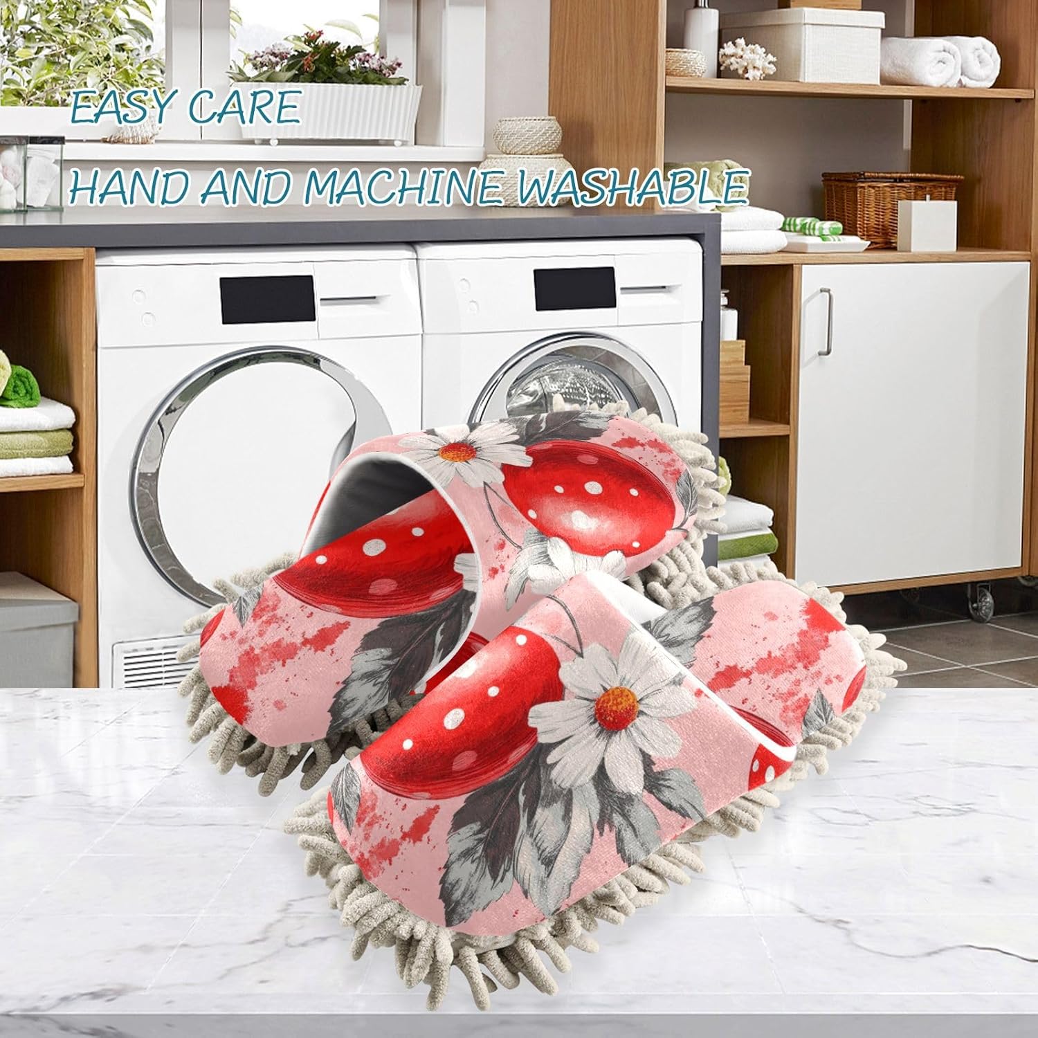 FLildon Microfiber Slippers for Easy House Cleaning