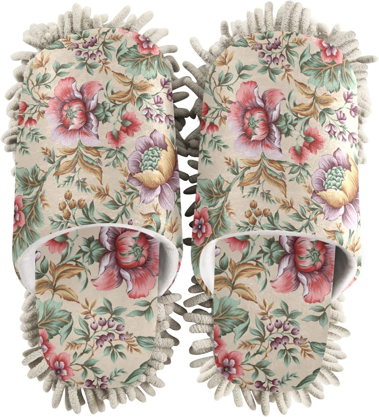 Kigai Microfiber Slippers - Vintage Rose House Mop