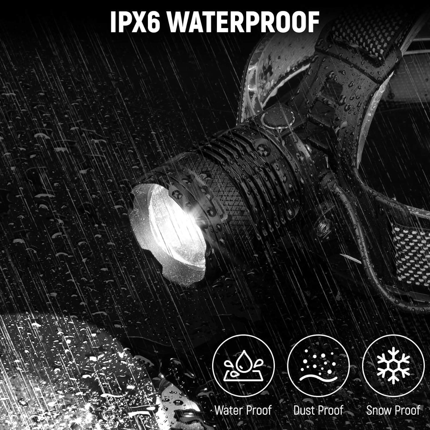 Vinderfine Headlamp Bright Adjustable Waterproof Reliable