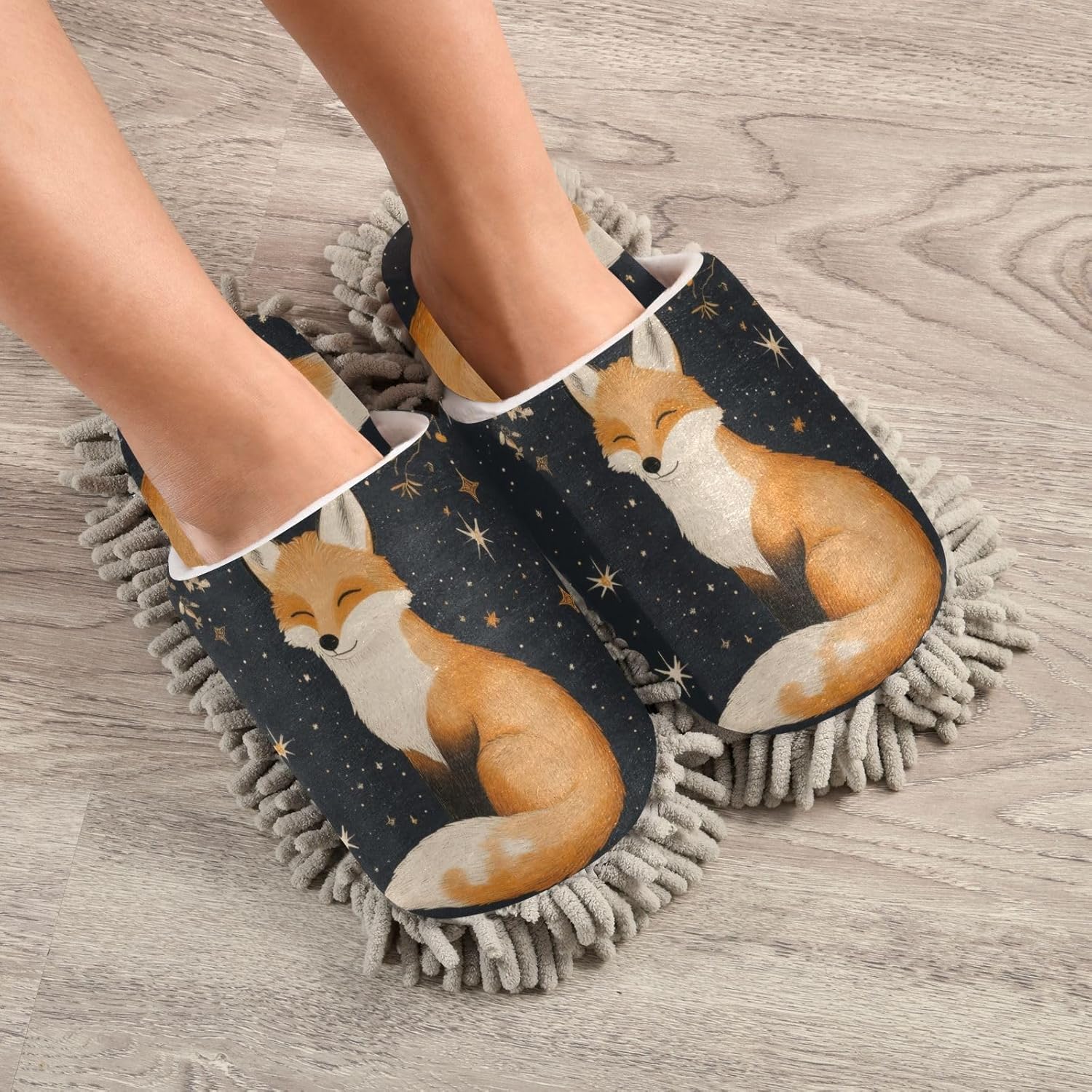Magic Fox Microfiber Mop Slippers