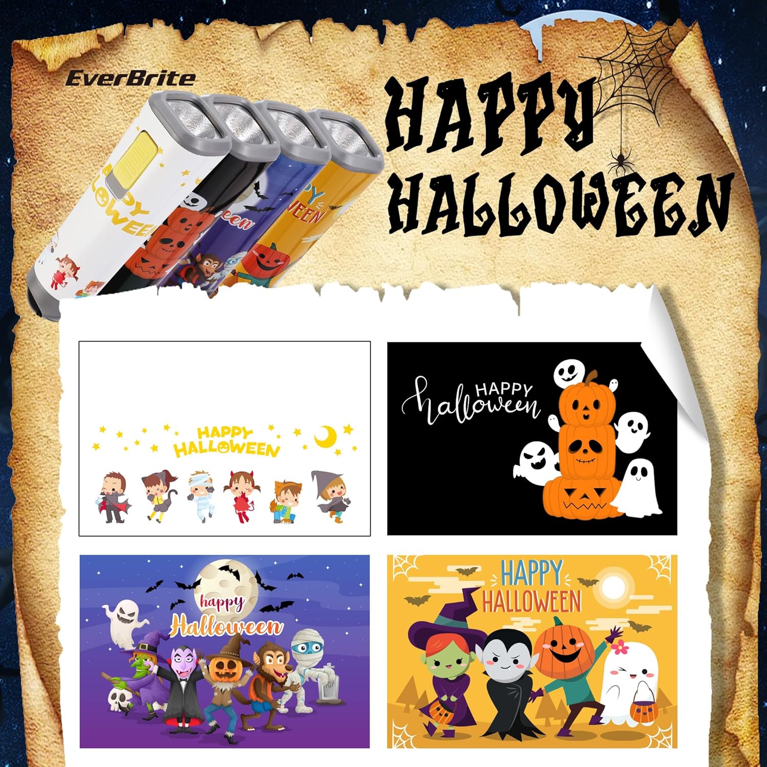 Sparking Halloween Lantern Set