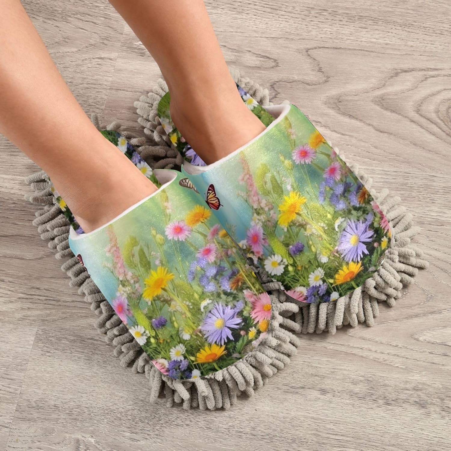 Ergonomic Microfiber Slippers for Spring Cleaning