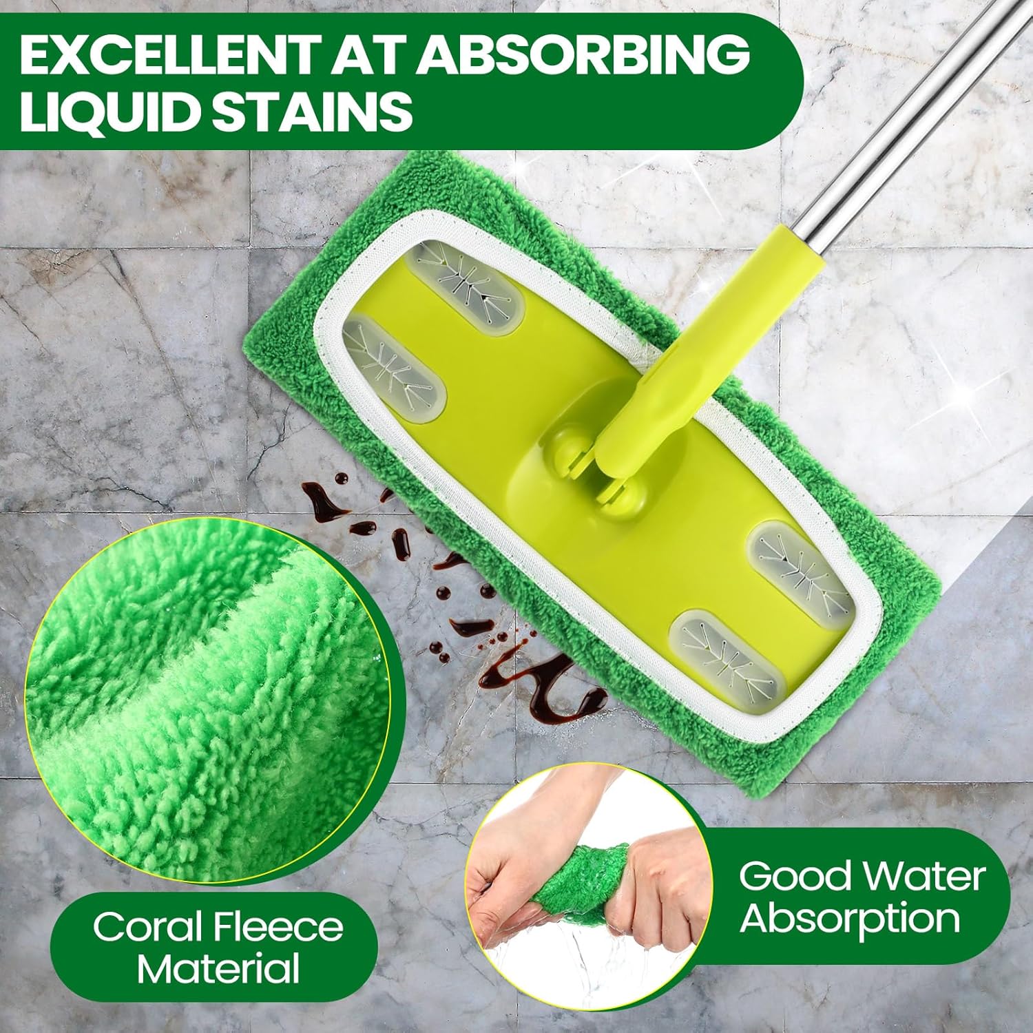 18-Piece Essential Swiffer Mop Pads Set for Wet Dry Use