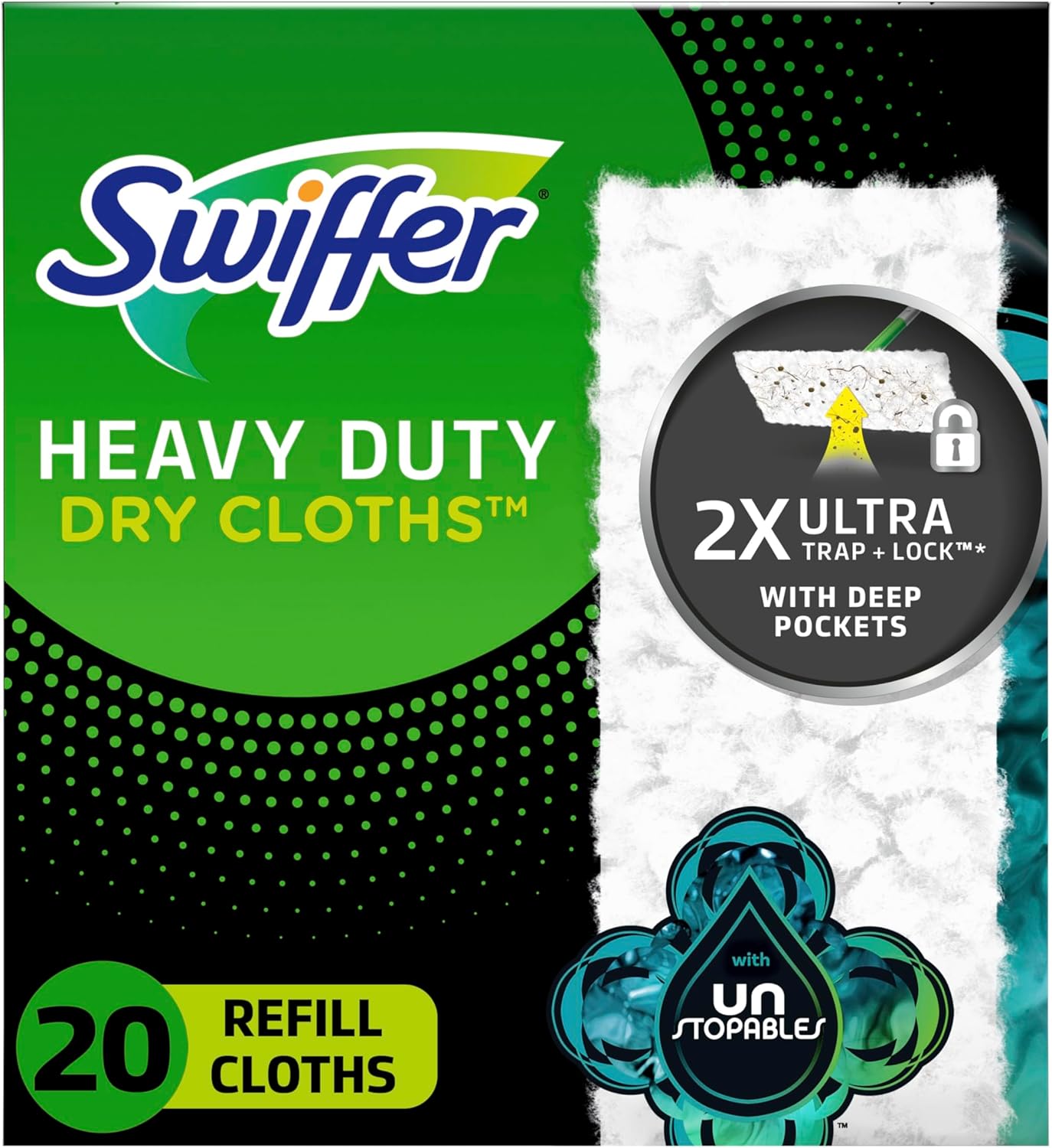 Swiffer Sweeper Heavy Duty Dry Multi-Surface Cloth Refills