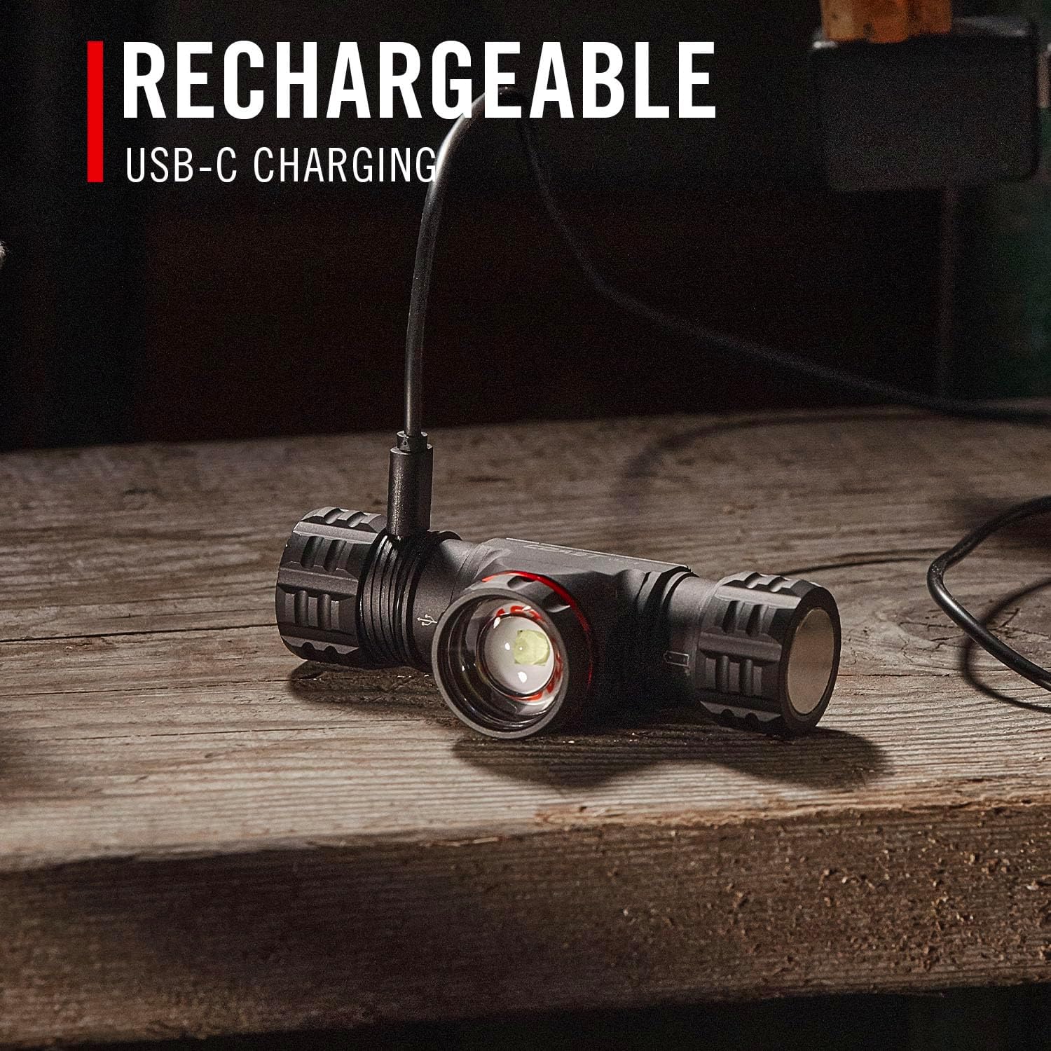 Coast XPH34R Rechargeable Headlamp with Dual Beam Magnetic Base