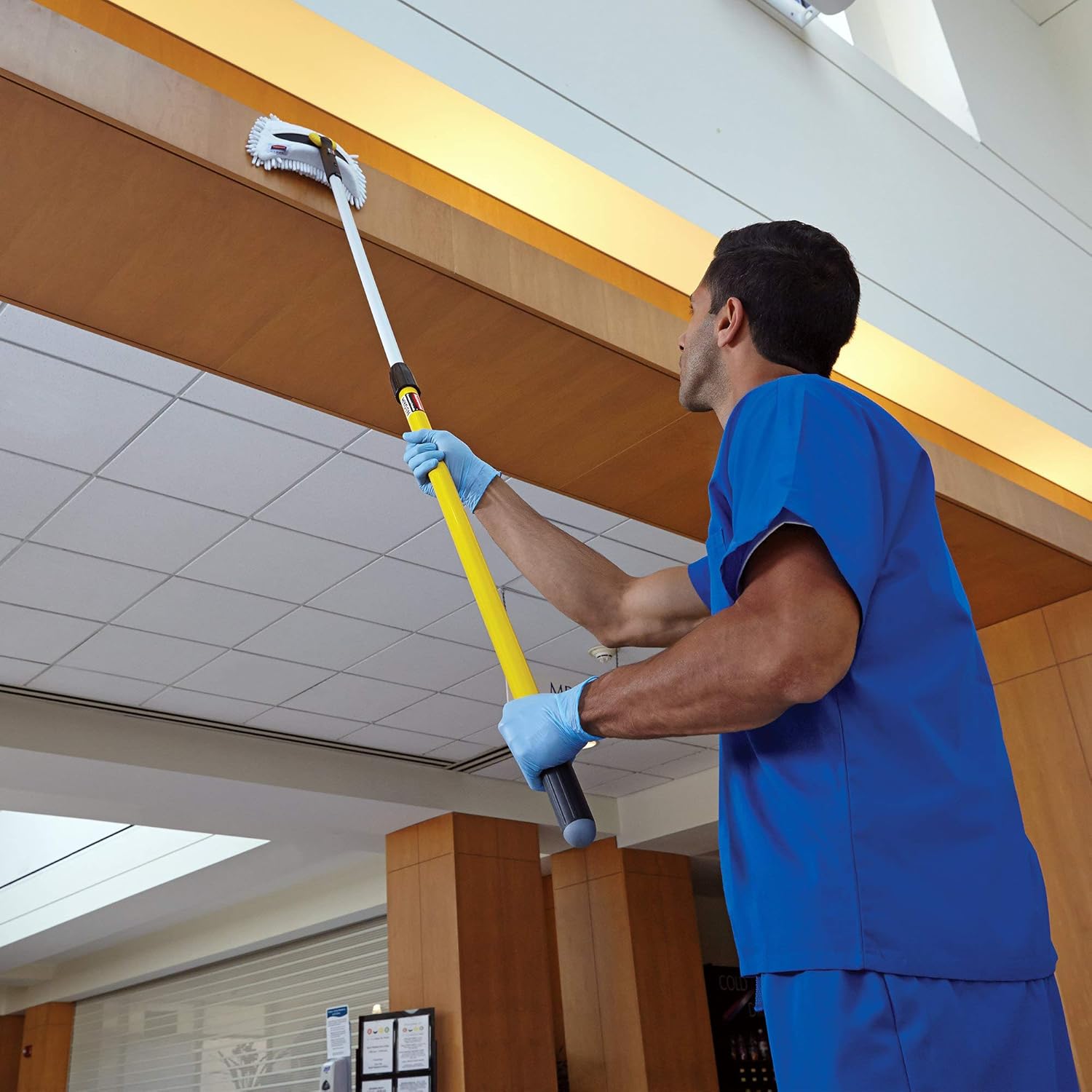 Adjustable Quick-Connect Handle for Mopping Cleaning