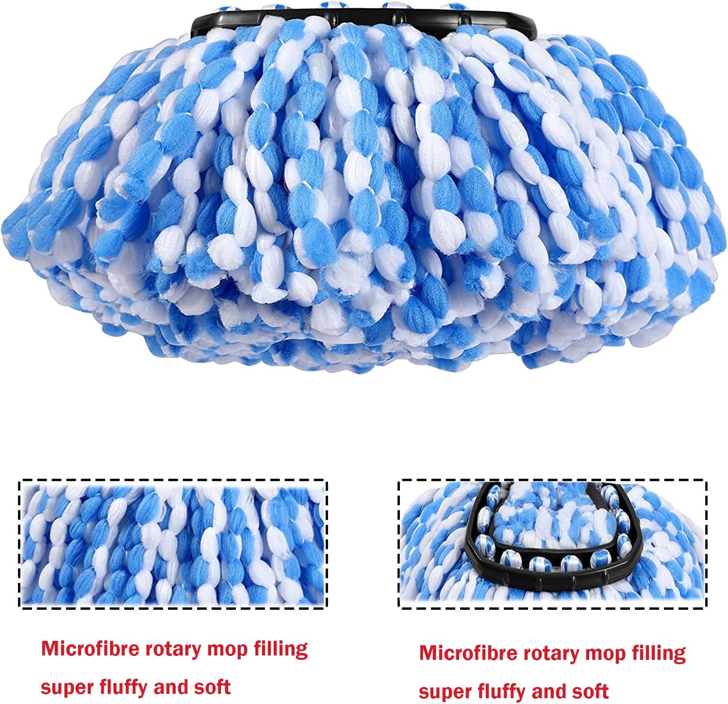 4-Pack Mop Mop Heads for O Cedar 2-Tank System