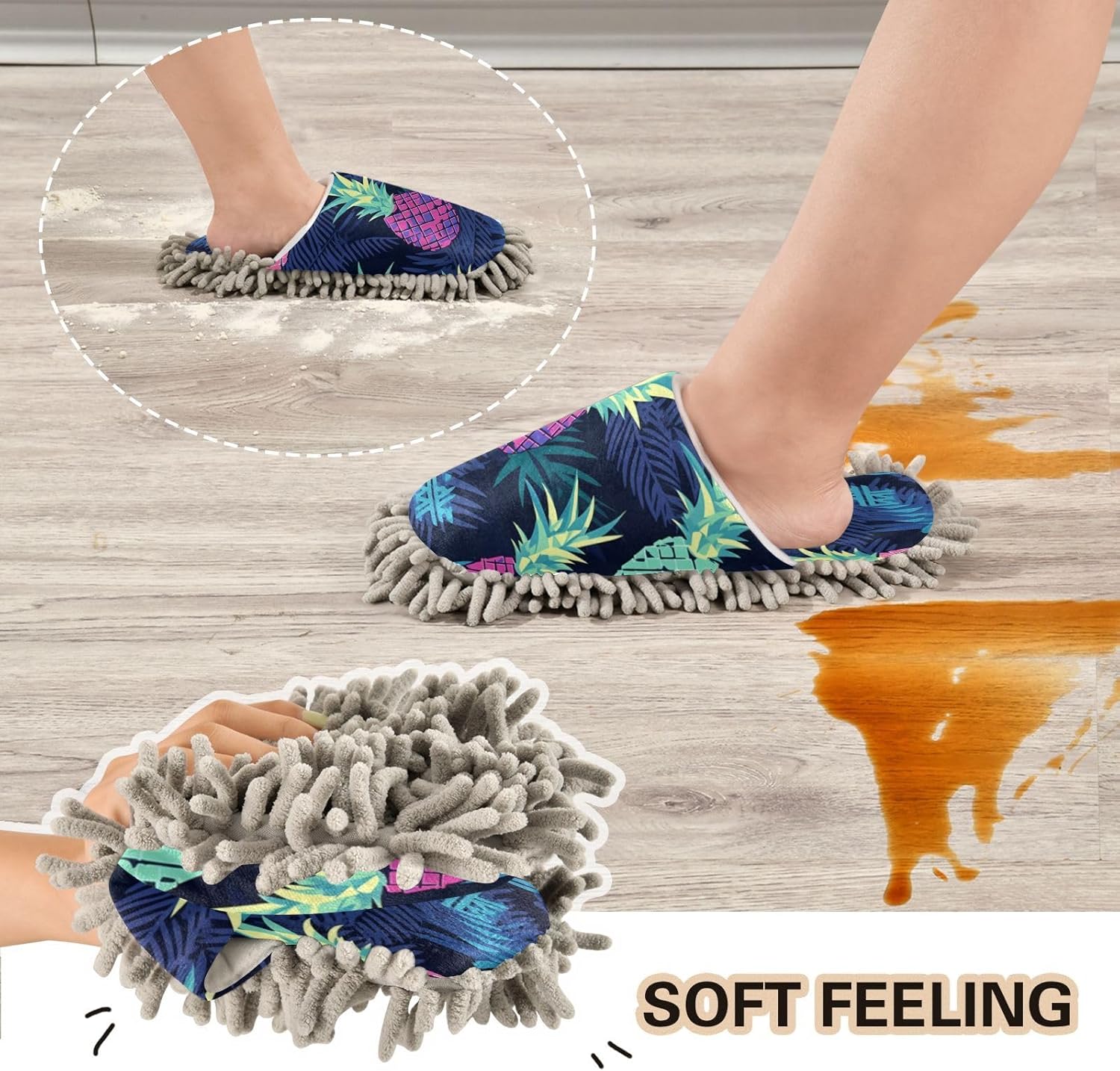 Comfortable slippers for home cleaning