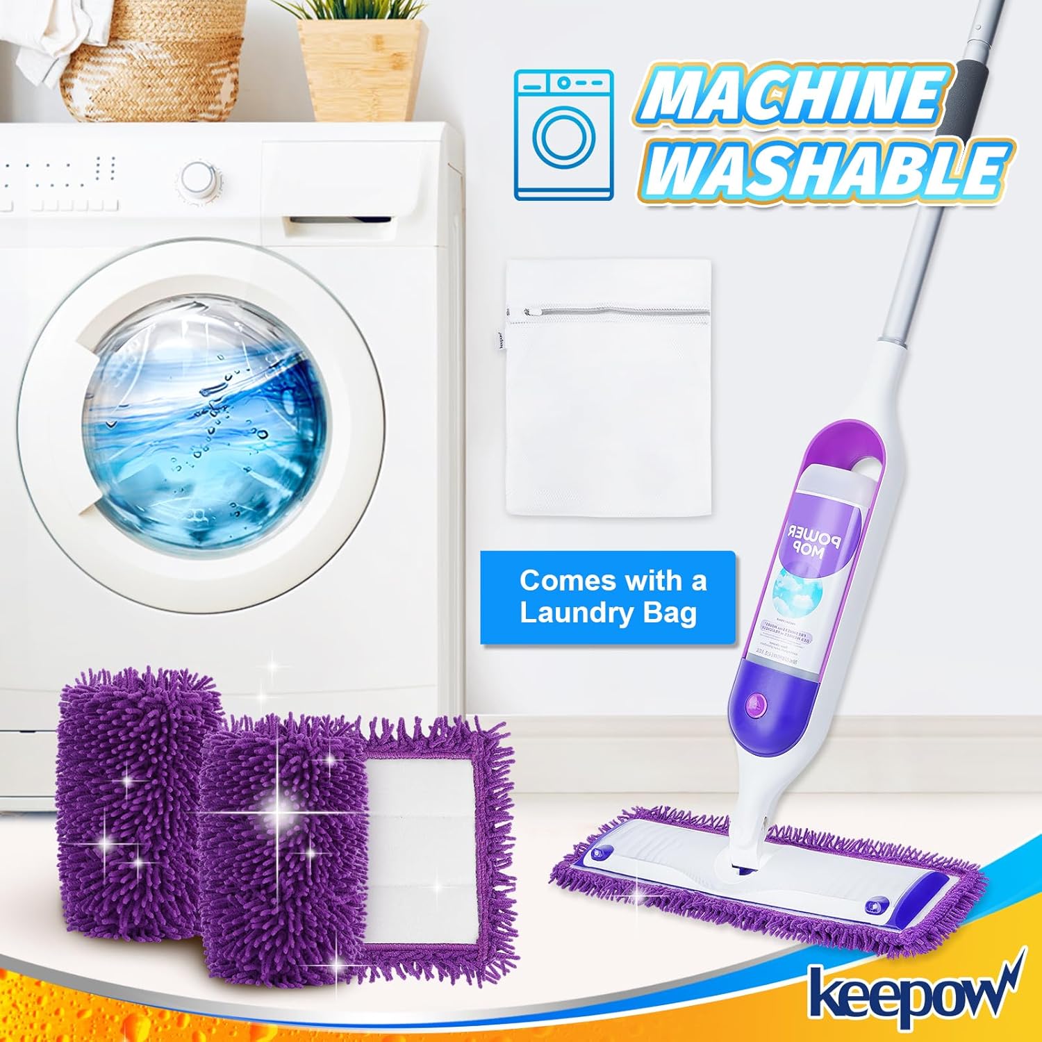 Reusable PowerMop Pads for Swiffer