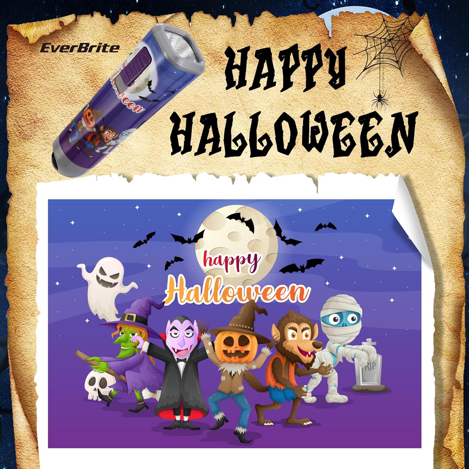 Halloween EverBrite Pumpkins Headlamps Set