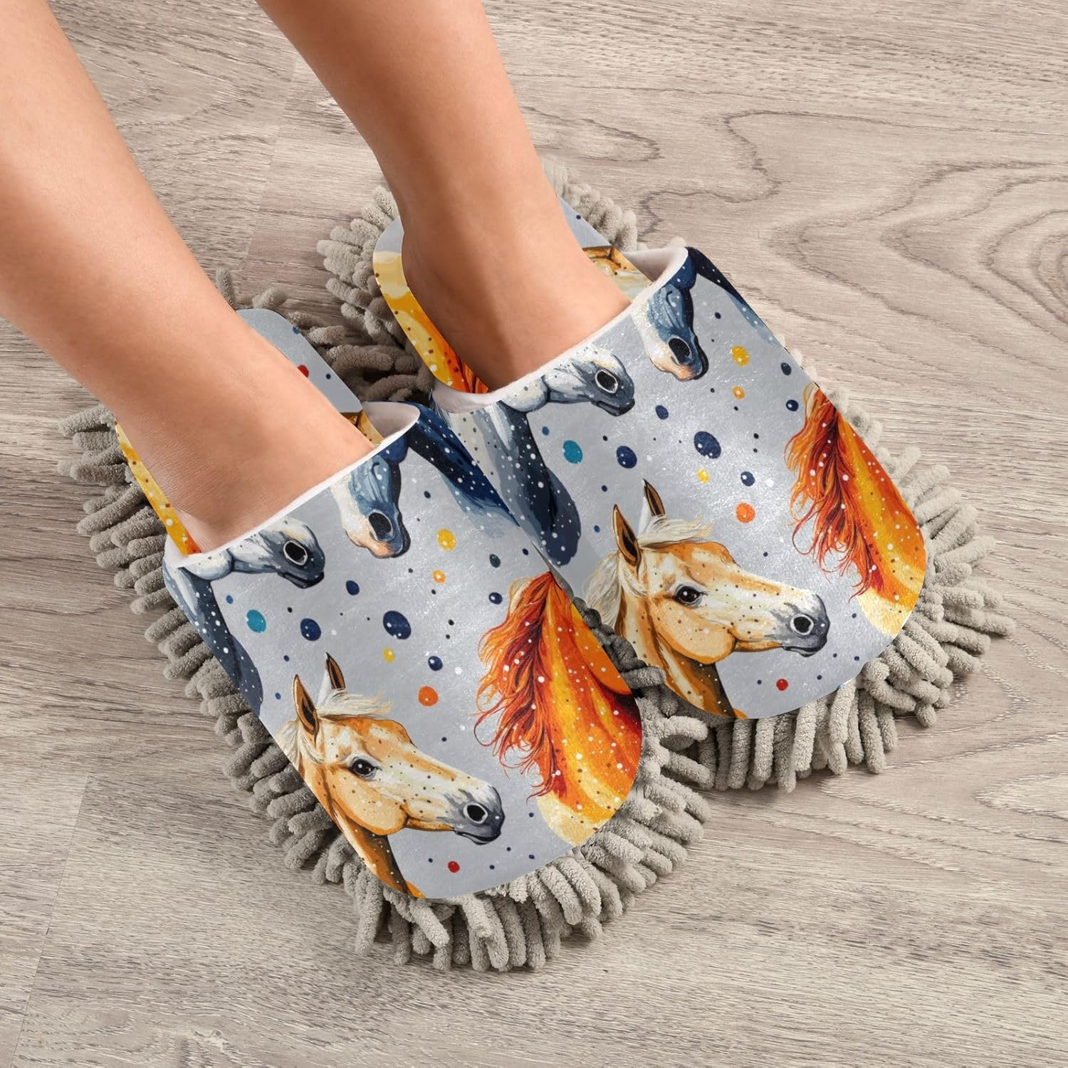Durable Washable House Cleaning Slippers for Men-Women