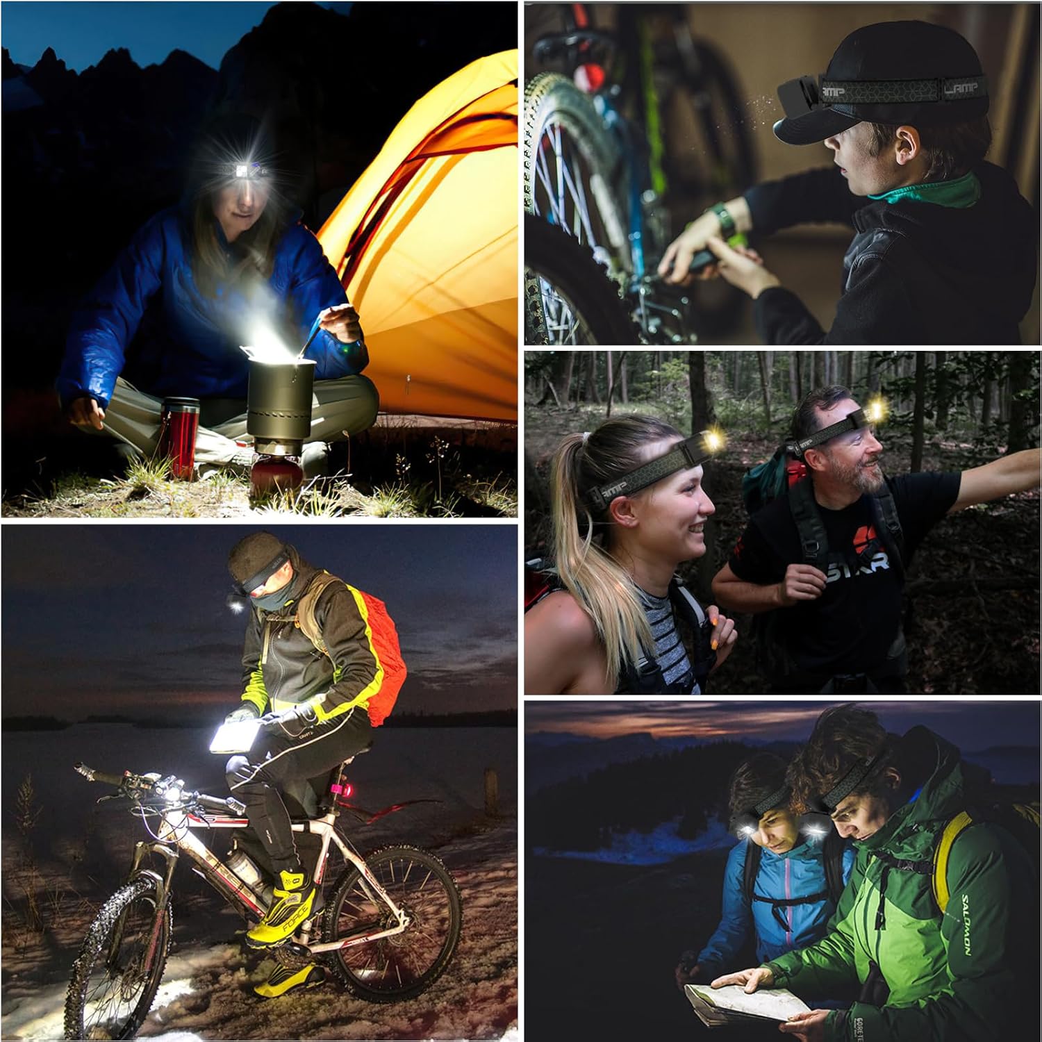 2500 LUMEN RECHARGEABLE HEADLAMP WITH 7 MODES