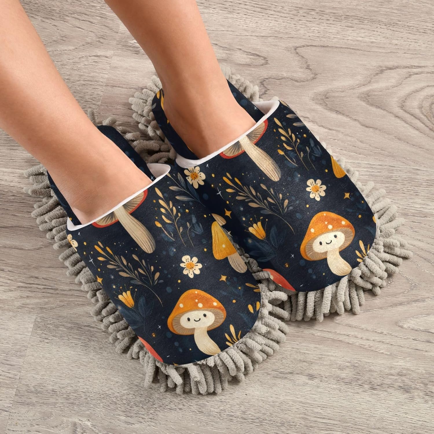 Cool Mop Slipper Soft Absorbent Washable Non-Slip for Home Office