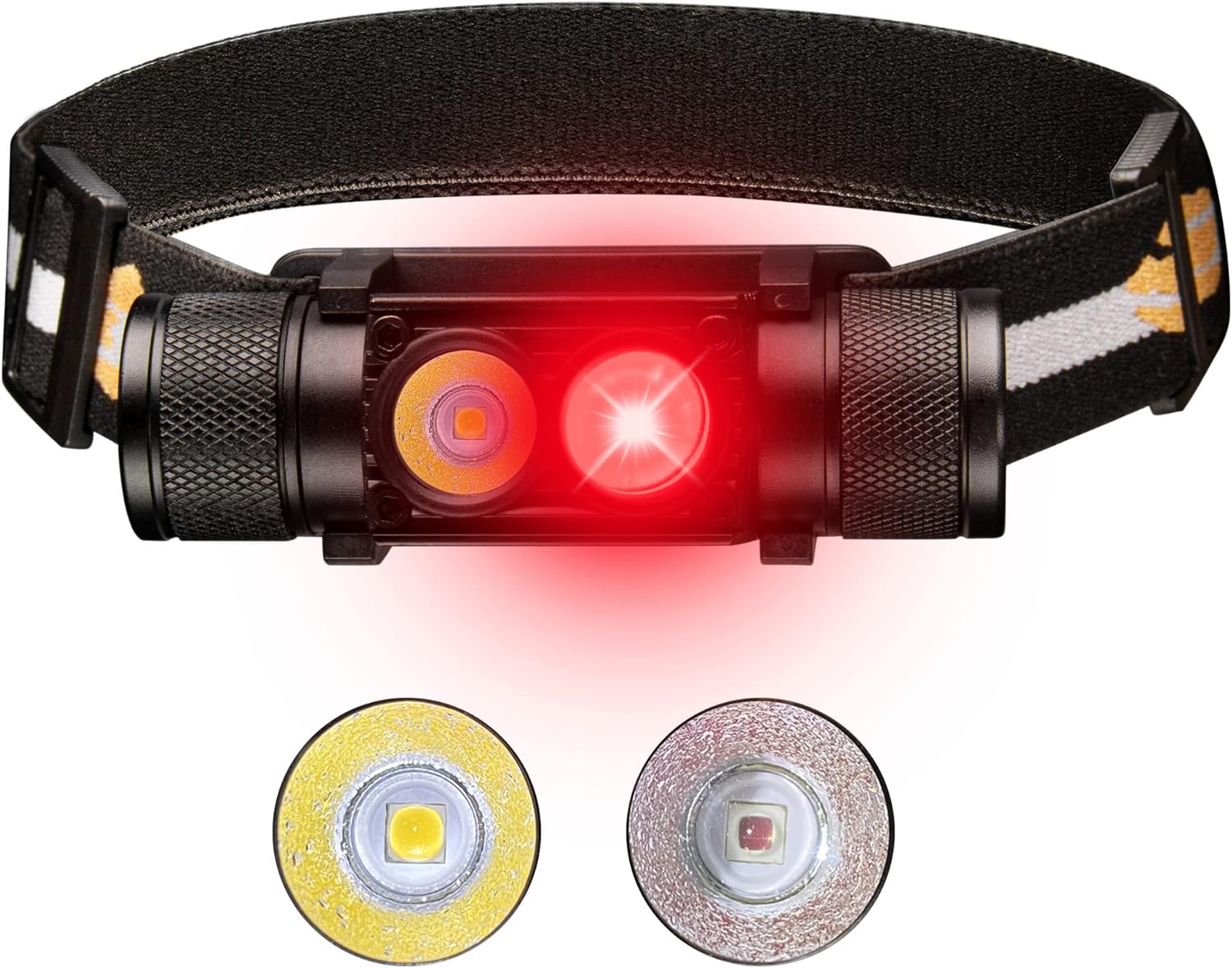 77outdoor LED Rechargeable Red Headlamp