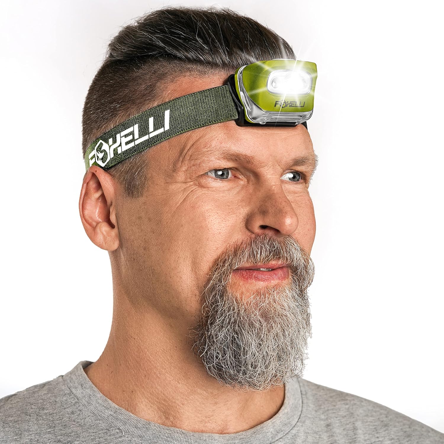 Foxelli LED Headlamp Extendable Design