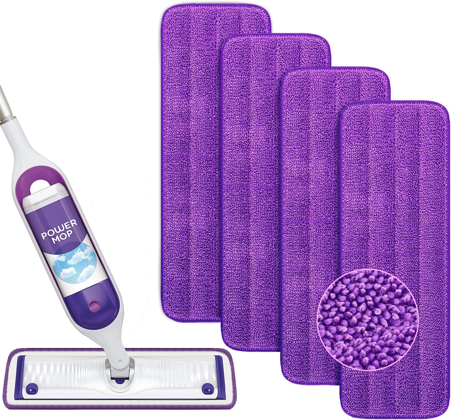 Reusable Power Mop Refill Pads for Swiffer PowerMop
