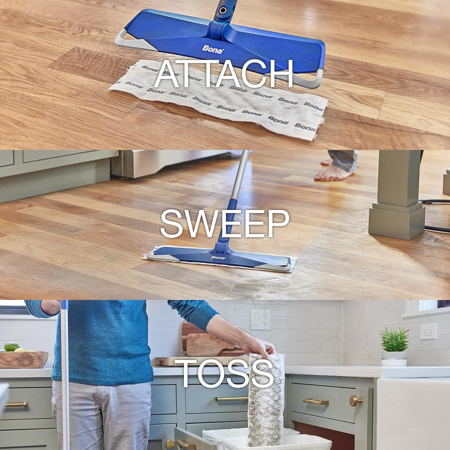 Bona Sweeping Pads for Multi-Surface Floors