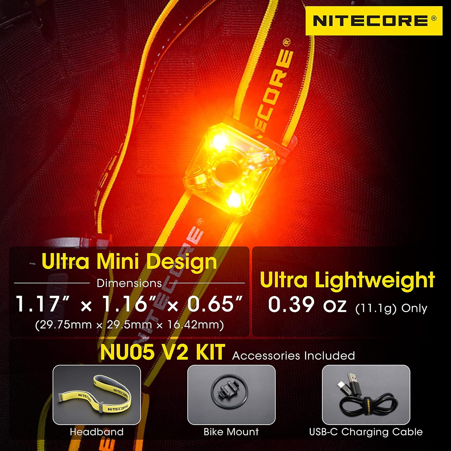 Nitecore NU05 V2 Kit - Signal and Safety Light