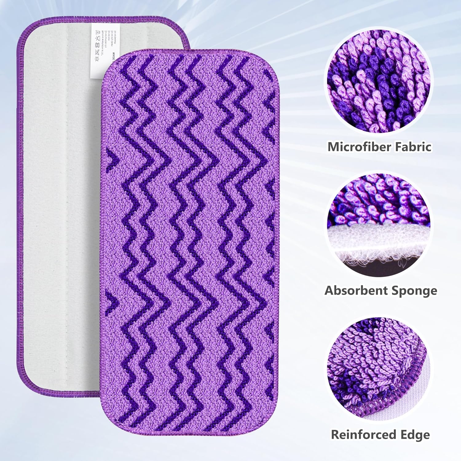 Reusable Mop Pads for Swiffer WetJet Mops