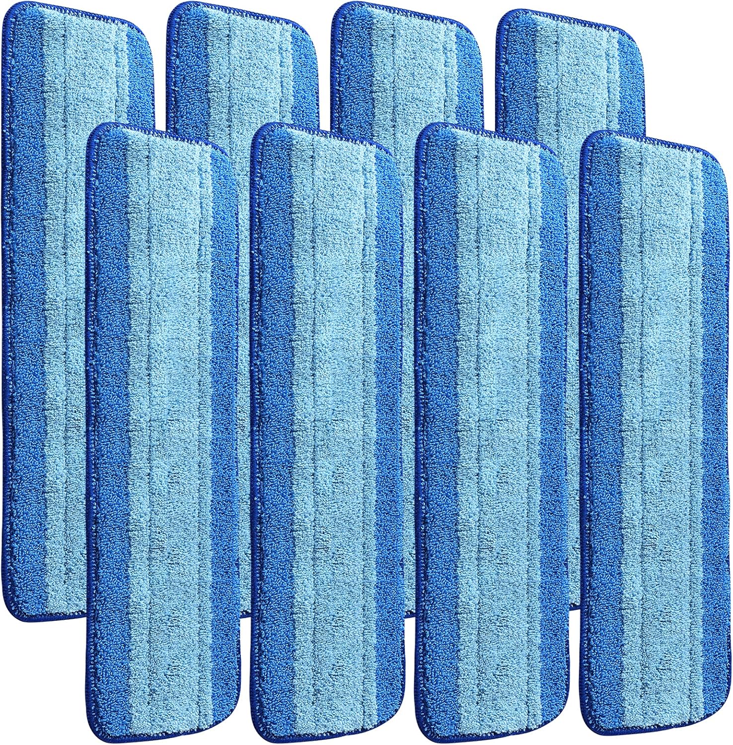 8-Pack Microfiber Mop Pads